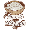 Bol de riz frit asiatique