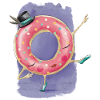 Tanzender Ballet-Donut