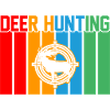 Hirschjagd Retro-Design Hirschjagd Geschenk