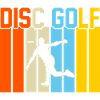 Scheibengolf Retro-Design Scheibengolf Geschenk