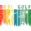 Scheibengolf Retro-Design Scheibengolf Geschenk