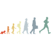 Évolution du coureur