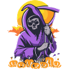 Halloween Mystischer Sensenmann