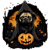 Cute Halloween Pug