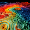 Rainbow spirals