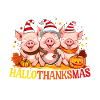 Hallothanksmas Halloween Thanksgiving Christmas
