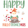 Hallothanksmas Halloween Thanksgiving Noël
