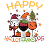 Hallothanksmas Halloween Thanksgiving Noël