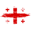 Drapeau géorgien utilisé