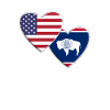 USA American State Of Wyoming Flag Patriotic 4th