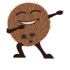 Coconut dances coconuts