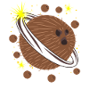 Coconut Space Planet Coconuts