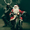 Krampus and Santa
