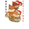 Squirrel Christmas Tree Christmas Animals