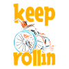 Rollstuhl Rollstuhlfahrer Witzig Keep Rollin