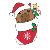Capibara Navidad Nieve Invierno Animales Capibara