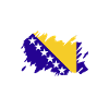 Bosnie-Herzégovine Drapeau Bosnie