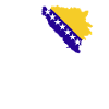 Bosnie-Herzégovine Drapeau Bosnie
