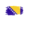 Bosnie-Herzégovine Drapeau Bosnie