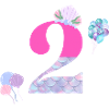 2nd birthday mermaid