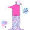 1st birthday mermaid