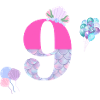 9th birthday mermaid