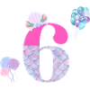 6th birthday mermaid