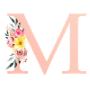 M Monogram Floral