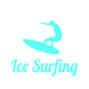 Eissurfer Kaltwasser Surfen Spruch