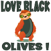 LOVE BLACK OLIVES SLOTH