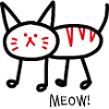 Meow! white