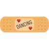 Dancing bandaid, Tanzpflaster