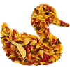Duck Autumnal Autumn Leaves
