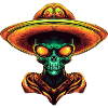 Mexican alien with sombrero