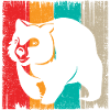 Retro Wombat Propriétaire Animaux australiens