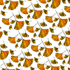 ginkomuster, Blätter prints, naturprints