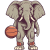 Éléphant de basket-ball