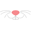 Cute bunny nose
