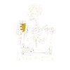 Sarcastic Skeleton Beer T-shirt