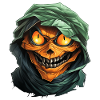 Halloween Spooky Cartoon Mummy