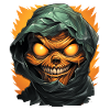 Halloween Spooky Cartoon Mummy