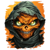 Halloween Spooky Cartoon Mummy