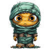 Halloween Spooky Cartoon Mummy
