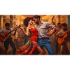 Danse salsa passionnée