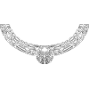 collier maori19 blanc