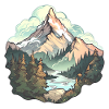 Hiking in the mountains