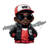 Little Hip Hop Head (Red)