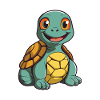 Turtle Cartoon Kawaii Aquarelle Illustration