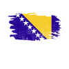 Bosnie-Herzégovine Drapeau Bosnie