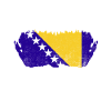 Bosnie-Herzégovine Drapeau Bosnie
